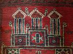 Mooi antiek Perzisch handgeknoopt tapijt uit Iran 80-130 cm., Antiek en Kunst, Ophalen of Verzenden