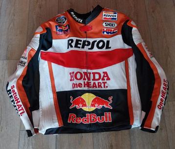 Repsol Honda motorjas, echt leder  beschikbaar voor biedingen