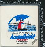 Sticker: Hotel Cafe Slijterij Havenzicht Kamperland, Ophalen of Verzenden, Zo goed als nieuw, Bedrijf of Vereniging