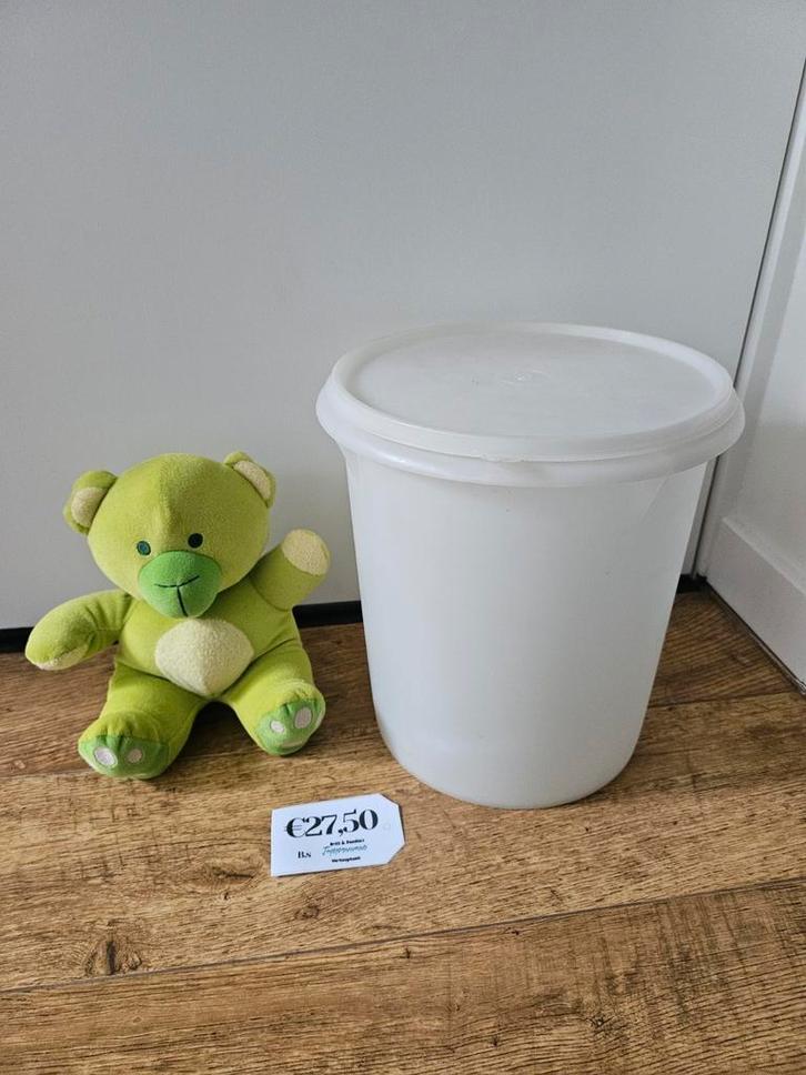 Tupperware witte wasemmer €27,50, Huis en Inrichting, Keuken | Tupperware, Gebruikt, Overige typen, Wit, Ophalen of Verzenden