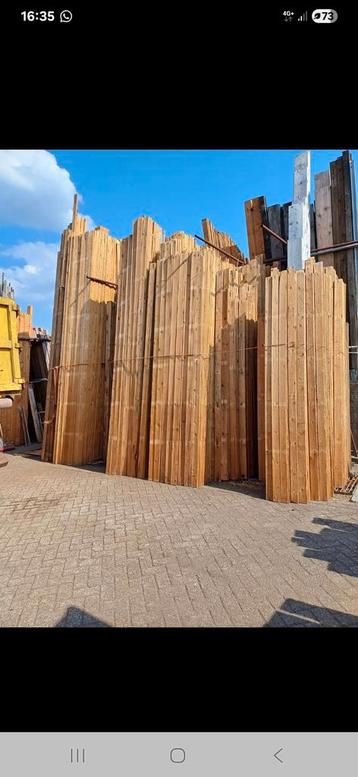 Oud dakbeschot planken 9.5 cm breed beschikbaar voor biedingen