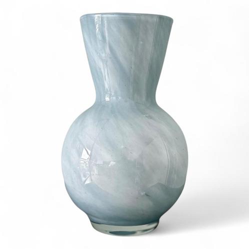 Fidrio vaas Conical Ancient Grey, Huis en Inrichting, Woonaccessoires | Vazen, Zo goed als nieuw, Blauw, Minder dan 50 cm, Glas