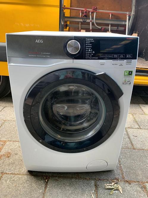 Wasmachine Aeg 9000 Series WiFi, Witgoed en Apparatuur, Wasmachines, Zo goed als nieuw, Voorlader, 8 tot 10 kg, 85 tot 90 cm, 1600 toeren of meer