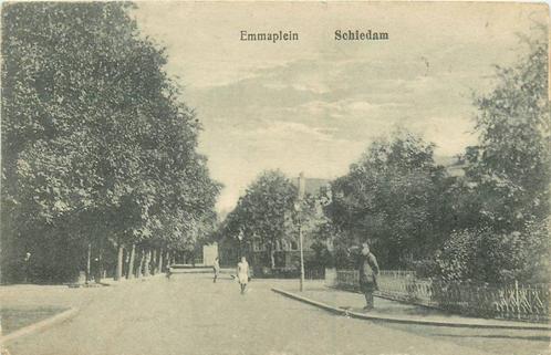 (388-533-039) Schiedam Emmaplein, Verzamelen, Ansichtkaarten | Nederland, Zuid-Holland, Verzenden