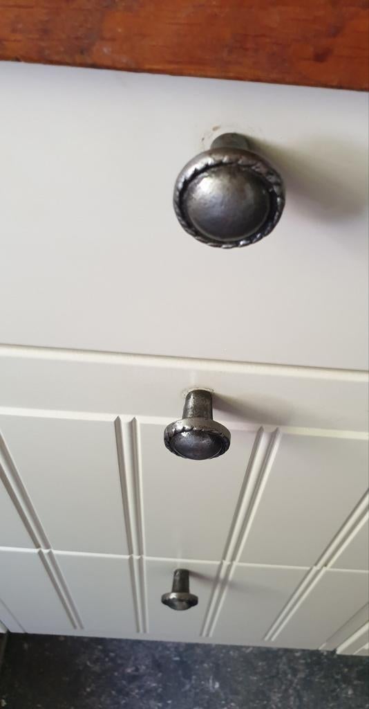 Nieuwe blank ijzeren knoppen 3 cm 32 mm, Ophalen of Verzenden, Nieuw