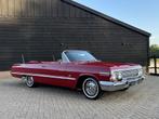 Chevrolet IMPALA SS Convertible 1963 Gerestaureerd NL-kentek, Auto's, Automaat, Achterwielaandrijving, 4 stoelen, 5300 cc