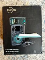 Brainz Karaoke Boombox with Microphone – NEW in box, Ophalen