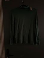 Nieuwe donkergroene longsleeve met col maat L/XL, Ophalen of Verzenden, Nieuw, Maat 42/44 (L), Groen