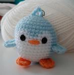 Schattige handgemaakte pinguin sleutelhanger, Ophalen of Verzenden, Nieuw, Knuffel of Figuurtje