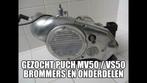 gezocht puch mv50 vs50 ds50 monza tomos 2l 3l 4L onderdelen, Fietsen en Brommers, Brommeronderdelen | Puch, Gebruikt, Ophalen