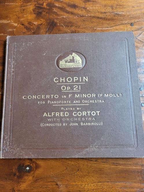 His Master's Voice grammofoonplatenboek Chopin, Antiek en Kunst, Antiek | Tv's en Audio, Ophalen of Verzenden