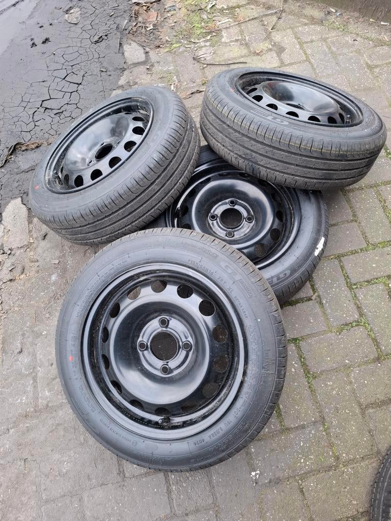 Opel Rocks Velgen Set Nieuw 155/65/14, Auto-onderdelen, Banden en Velgen, Ophalen, 14 inch, 155 mm, Banden en Velgen