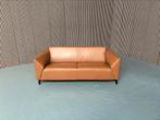 GRATIS LEVERING Tweezits Bank Cognac Leer 195x85 REFURBISHED, Huis en Inrichting, Banken | Bankstellen, 150 tot 200 cm, Tweepersoons