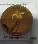 Elfstedentocht 13 e  in 1985 een medaill, Postzegels en Munten, Ophalen of Verzenden, Overige materialen