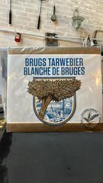 Bier brugs tarwebier bord blik, Ophalen, Nieuw, Reclamebord, Plaat of Schild, Overige merken