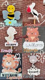 Geboortebord huren - Handgemaakt met naam!, Ophalen of Verzenden, Zo goed als nieuw, Geboortebord