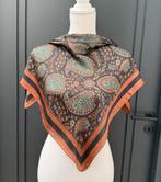 Vintage Paisley print zijden sjaal, Kleding | Dames, Ophalen of Verzenden, Sjaal