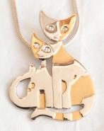 R Wachmeister design zilver ketting poezen hanger v Goebel, Ophalen of Verzenden