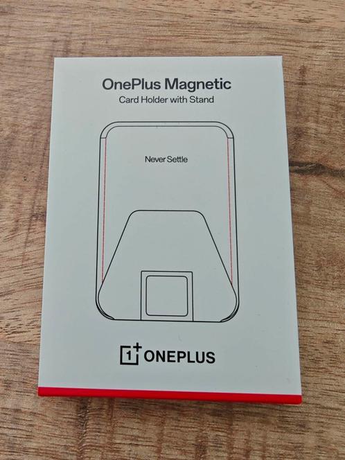 onePlus magnetic card holder with stand, Telecommunicatie, Mobiele telefoons | Telefoon-opladers, Nieuw, Overige merken, Ophalen of Verzenden