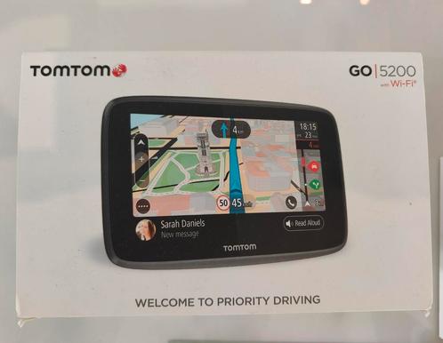 TomTom GO 5200 – Nieuwstaat & Compleet – Wereldkaart + WiFi, Auto diversen, Autonavigatie, Zo goed als nieuw, Ophalen of Verzenden