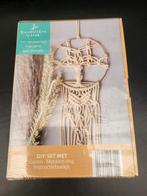 Handwerkset macramé wandhanger nieuw, Ophalen of Verzenden, Nieuw, Haken, Wol of Garen