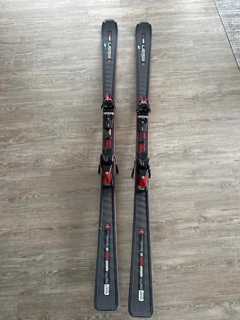 Elan Ski's 176cm met bindingen, Sport en Fitness, Skiën en Langlaufen, 160 tot 180 cm, Gebruikt, Carve, Skiën