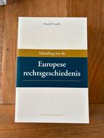 Inleiding tot de Europese rechtsgeschiedenis, Boeken, 14e eeuw of eerder, Europa, Zo goed als nieuw, Randall Lesaffer