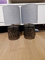 Set van 2 grijze lampen, Antiek en Kunst, Ophalen