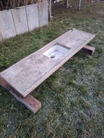 Granieten  keukenblad, Ophalen of Verzenden, Zo goed als nieuw