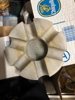 Marmeren Sigaren Asbak Natuursteen, Overige materialen, Gebruikt, Wit, Ophalen of Verzenden