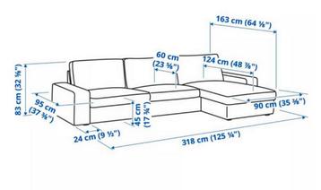 Kivik hoekbank ikea - afbeelding 3