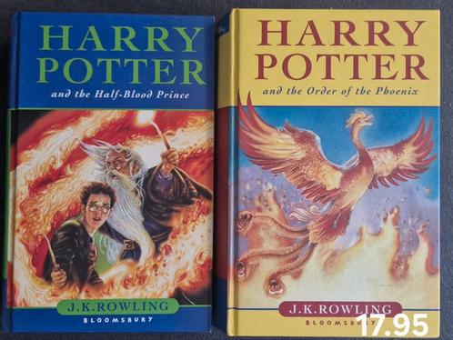 Harry potter and the order of the phoenix En Half blood p..., Boeken, Fantasy, Gelezen, Ophalen of Verzenden