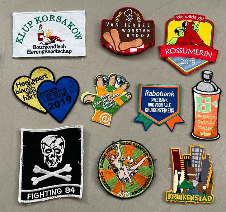 Embleem carnaval Kruikenstad, Kleding | Heren, Carnavalskleding en Feestkleding, Zo goed als nieuw, Ophalen of Verzenden