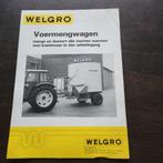 Welgro Voermengwagen - brochure!, Ophalen of Verzenden