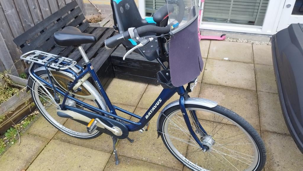 Batavus Mambo fiets met Bobike kinderzitje, 56 cm of meer, Ophalen, Gebruikt, Batavus