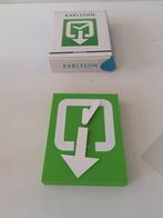 design karlsson wandklok izgst 25x19 cm, Ophalen of Verzenden, Gebruikt, Analoog, Wandklok