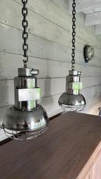 2 industriële hanglampen, Huis en Inrichting, Minder dan 50 cm, Gebruikt, Ophalen of Verzenden