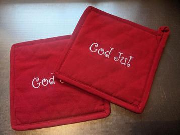 Mooie nieuwe kerst pannenlappen uit Zweden beschikbaar voor biedingen