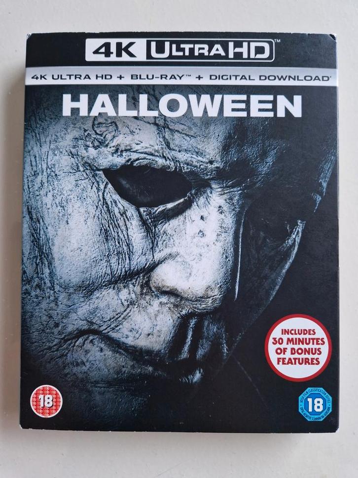 HALLOWEEN - 2018 REMAKE [4K + BLU-RAY] Horror/Slasher, Cd's en Dvd's, Blu-ray, Zo goed als nieuw, Horror, Verzenden