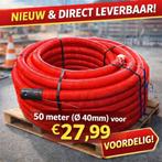 Mantelbuis met trekdraad en koppelstuk 40mm - rol 50 meter, Ophalen of Verzenden, Nieuw, Overige typen