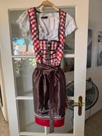 Spieht&Wensky Midi Swarovsky Dirndl  Maat 40/42 rood bruin, Ophalen of Verzenden, Zo goed als nieuw, Maat 38/40 (M), Overige thema's