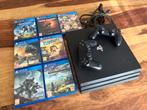 PlayStation 4 pro 1TB + 2 controllers + 7 games, Spelcomputers en Games, Spelcomputers | Sony PlayStation 4, Met games, Met 2 controllers