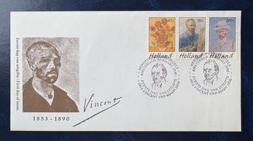 FDC Stadspost Holland - Vincent van Gogh 30 maart 1990 beschikbaar voor biedingen