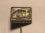 Metalen FORD T 1915 AUTOMODEL Speld (Zwart/Messingkleur)., Verzamelen, Speldjes, Pins en Buttons, Verzenden, Zo goed als nieuw