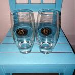 Licor 43 Cuarenta y Tres longdrink glazen 2 stuks 14 cm hoog, Ophalen, Glas of Glazen, Gebruikt, Glas