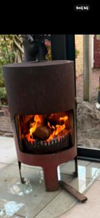 Houtkachel voor tuin, terras of overkapping, Huis en Inrichting, Kachels, Ophalen, Gebruikt, Houtkachel, Vrijstaand