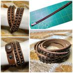 Bruin leren armband nieuw!, Bruin, Nieuw, Leer, Ophalen of Verzenden