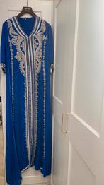 Marokkaanse jurk takshita, Blauw, Maat 38/40 (M), Ophalen of Verzenden, Zo goed als nieuw