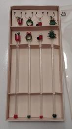 Glazen Roerstaafjes Setje 4 Stuks Cocktail Strirrers, Ophalen of Verzenden, Nieuw