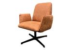 10x Draaifauteuil Belle Cognac L: 75 B: 80 H: 90 cm, Ophalen, Minder dan 75 cm, Nieuw, 75 tot 100 cm